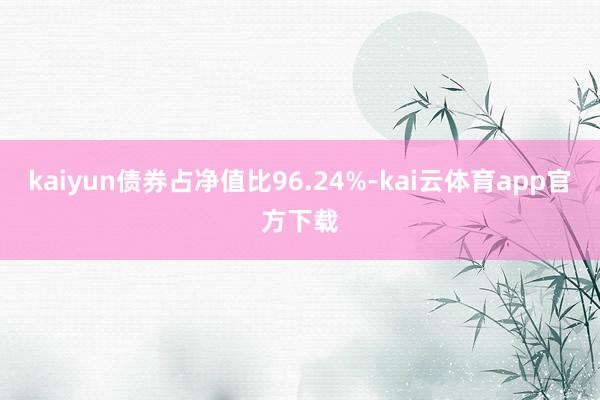 kaiyun债券占净值比96.24%-kai云体育app官方下载